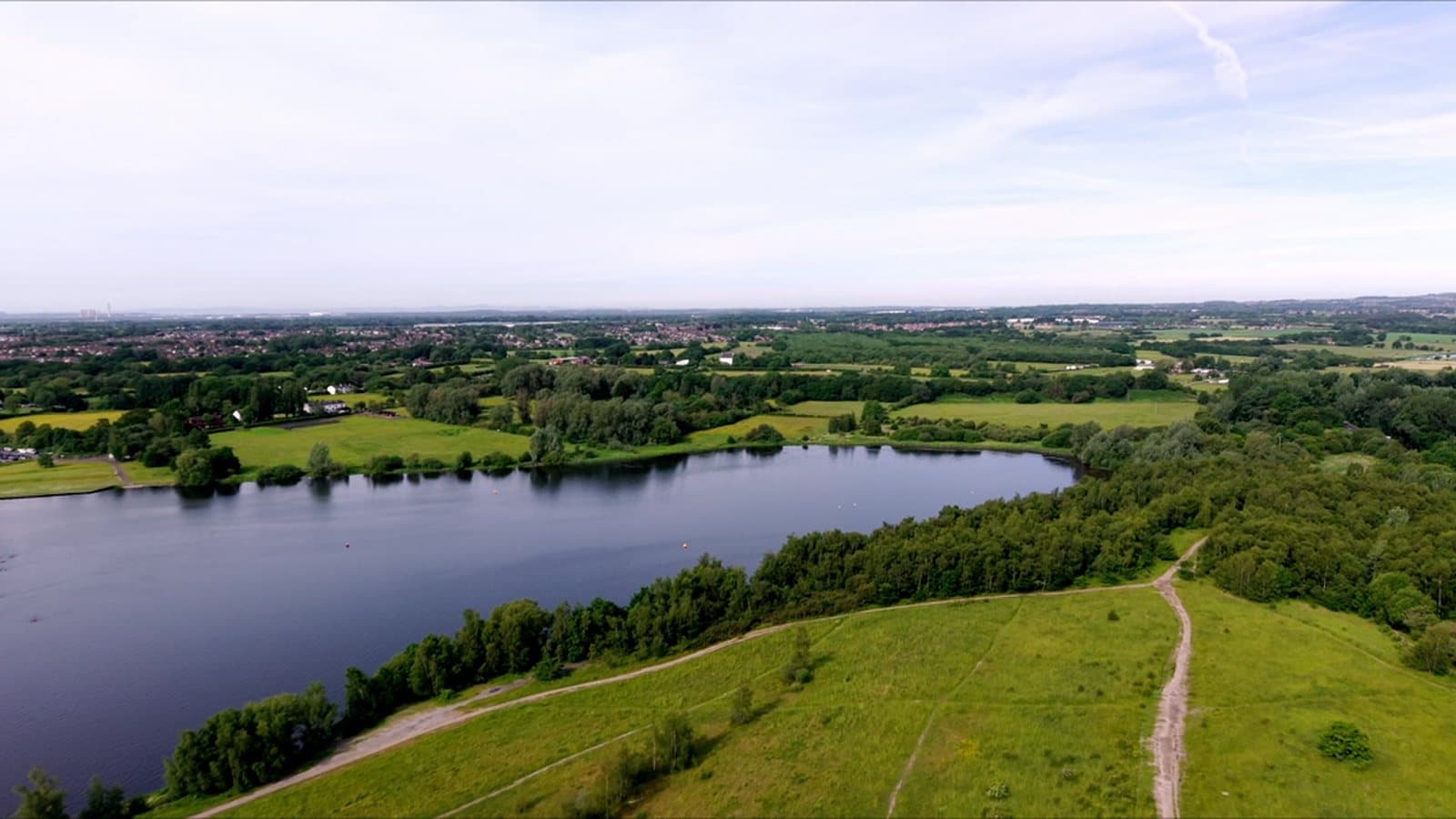 Pennington Flash Country Park — Aerial Drone Flyover
